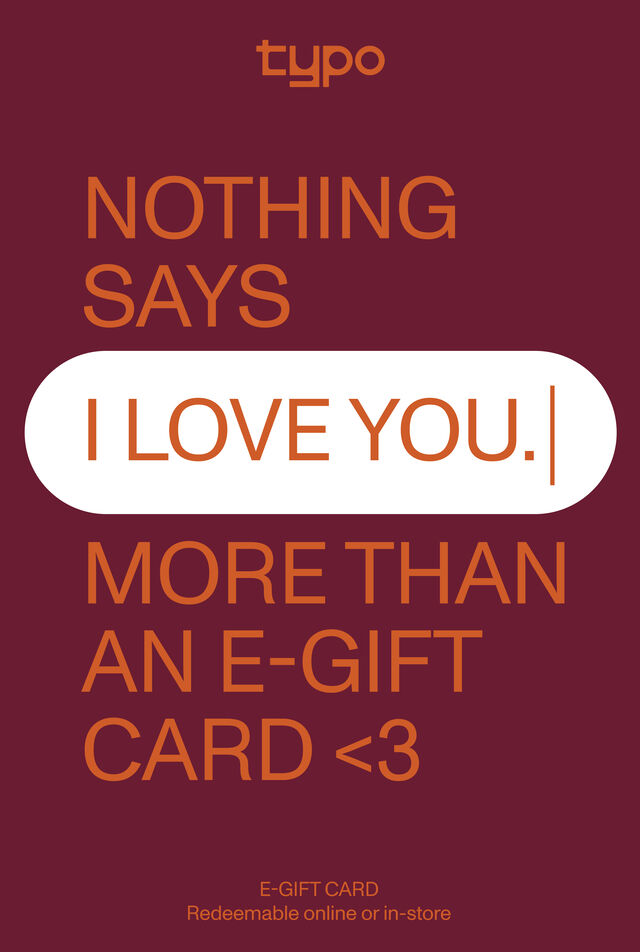eGift Card, Typo I Love You
